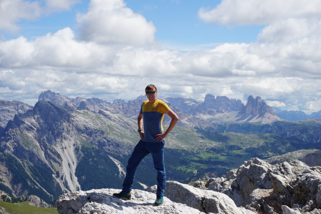 Richards Hobby Bergwandern bedeutet Herausforderung und Entspannung für ihn. Foto: Mukoviszidose e.V.